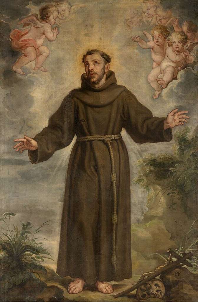 Philip Fruytiers, St. Francis of Assisi, oil on canvas, Royal Museum of Fine Arts Antwerp