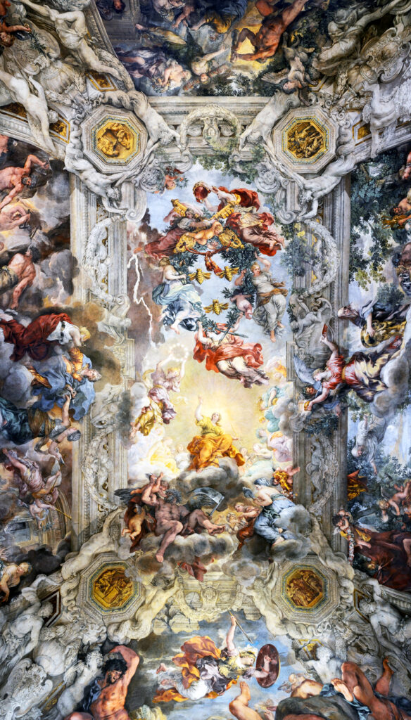 The Triumph of Divine Providence, 1633, Palace Barberini, Ceiling Fresco by Pietro da Cortona